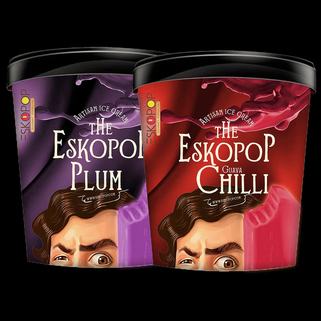 Verpackungsdesign – The Eskopop · Charakter-Design