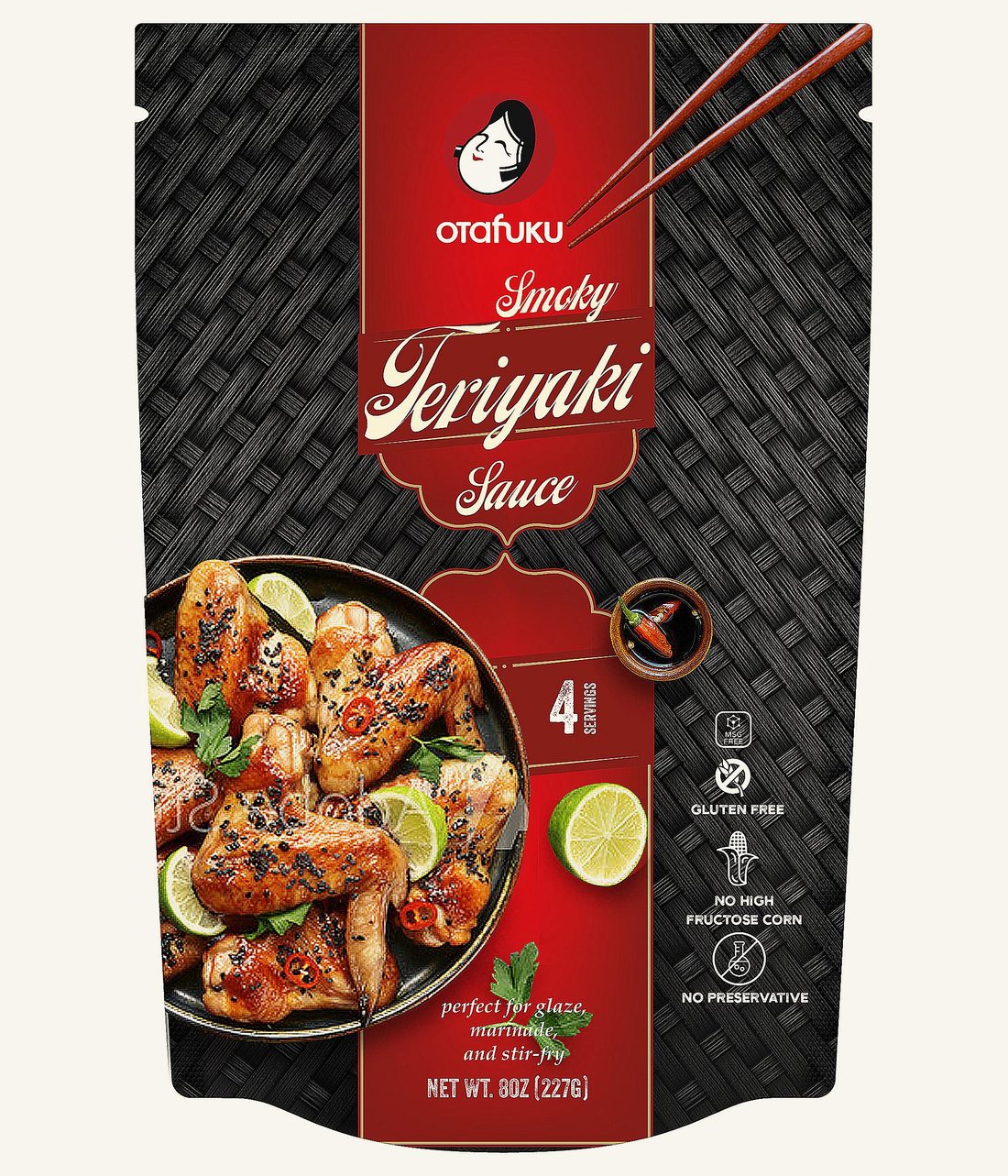 Verpackungsdesign – Otafuku Teriyaki · Stand-up-Pouch