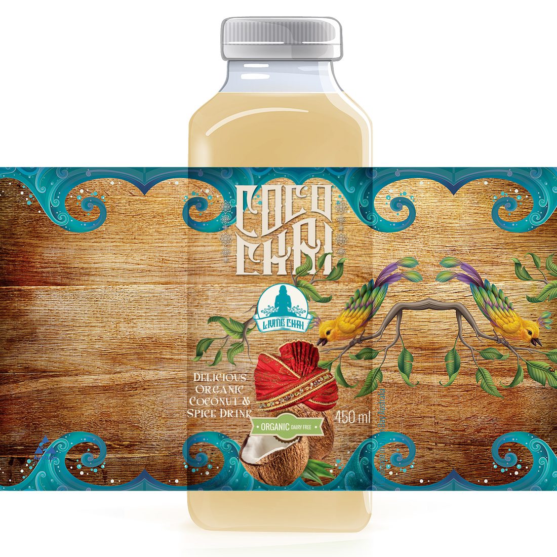 Verpackungsdesign – Fruchtsaft · farbintensive Etikettierung