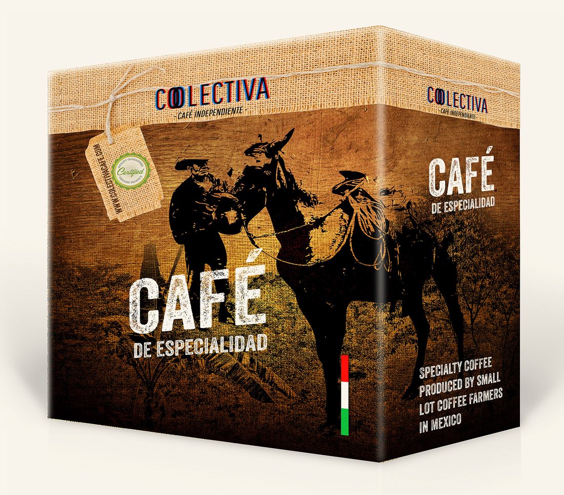Verpackungsdesign – Collectiva Café · Verpackungsbox