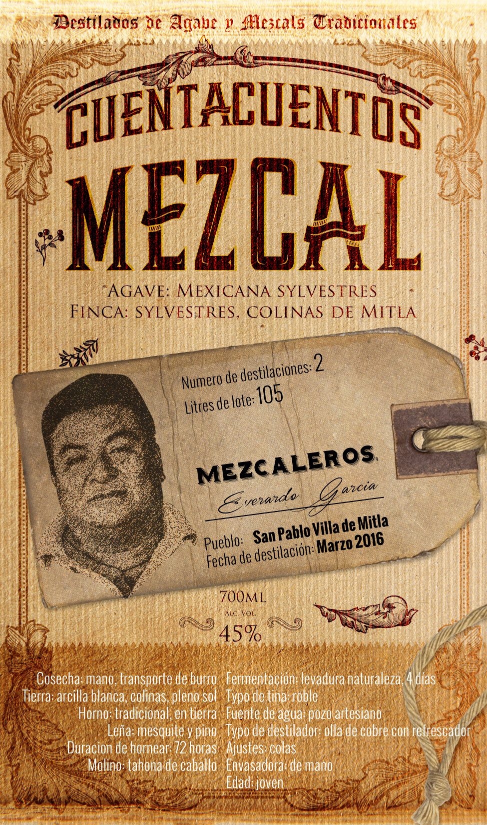 Verpackungsdesign – Cuentacuentos Mezcal · Illustration