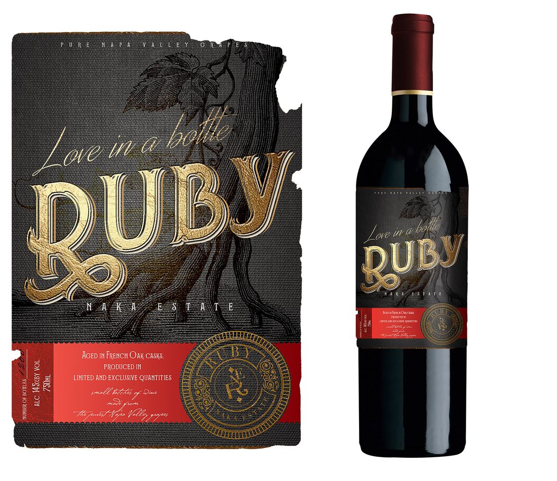 Verpackungsdesign – Ruby · samtige Anmutung