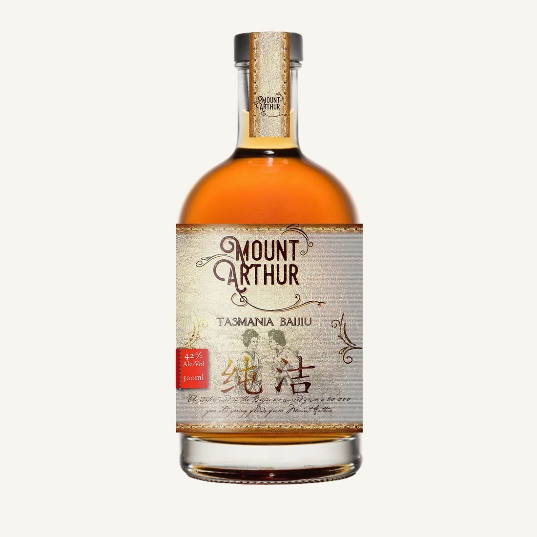 Verpackungsdesign – Mount Arthur Whisky · Reduktion aufs Wesentliche